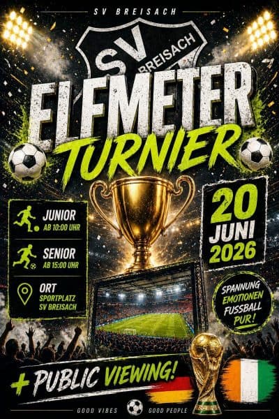 Elfmeterturnier SV Breisach — Jährliches Sommerevent