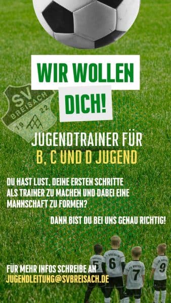 Wir wollen dich!